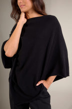 Poncho Tamara - Sort