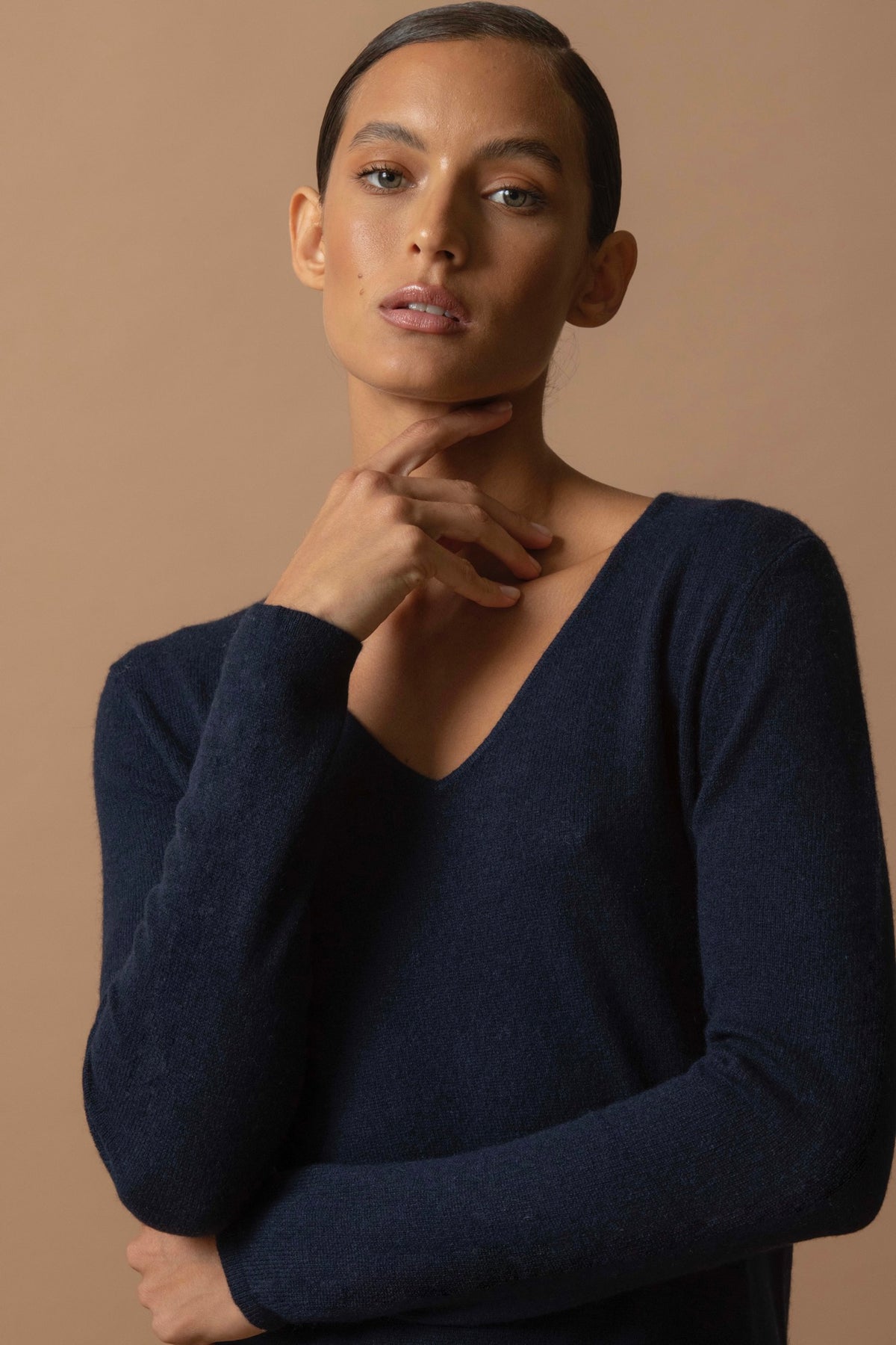 Trui V-Hals Shannon - Marine