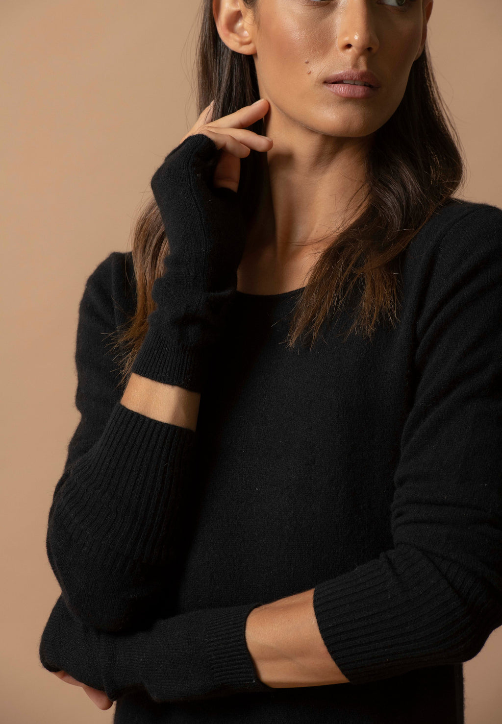 Robe Col Rond - Molli - Noir