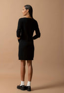 Robe Col Rond - Molli - Noir