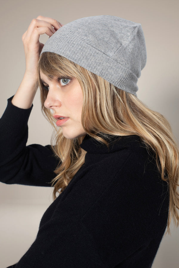Faith Beanie - Heather Cloud