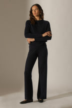 Pull Col Rond Whitney - Marine