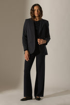 Pull Col Rond Whitney - Marine