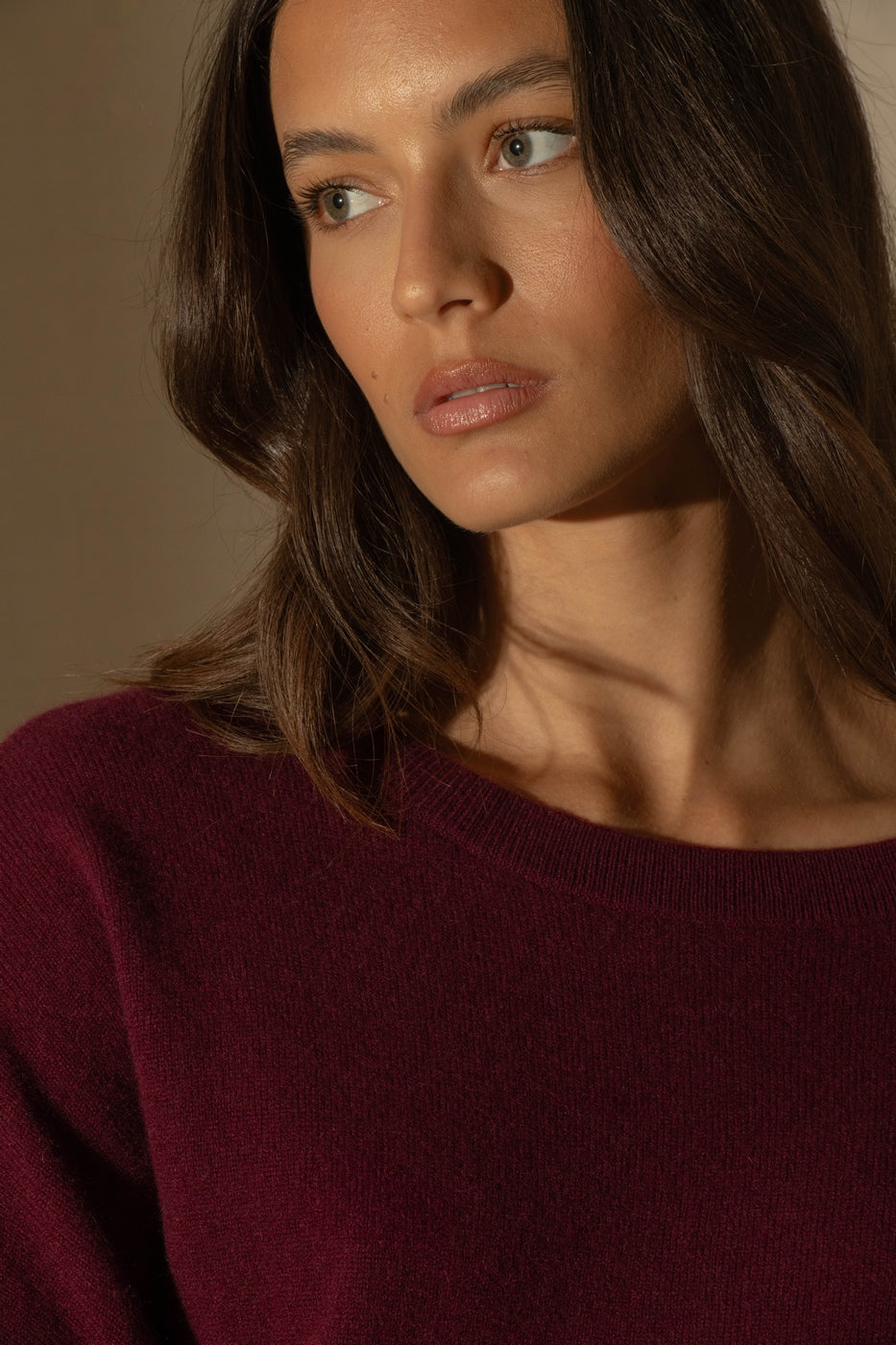 Pull Chauve Souris Molly - Bordeaux