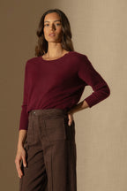 Pull Chauve Souris Molly - Bordeaux