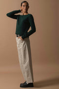 Wilma Crew-Neck Jumper - Cypress