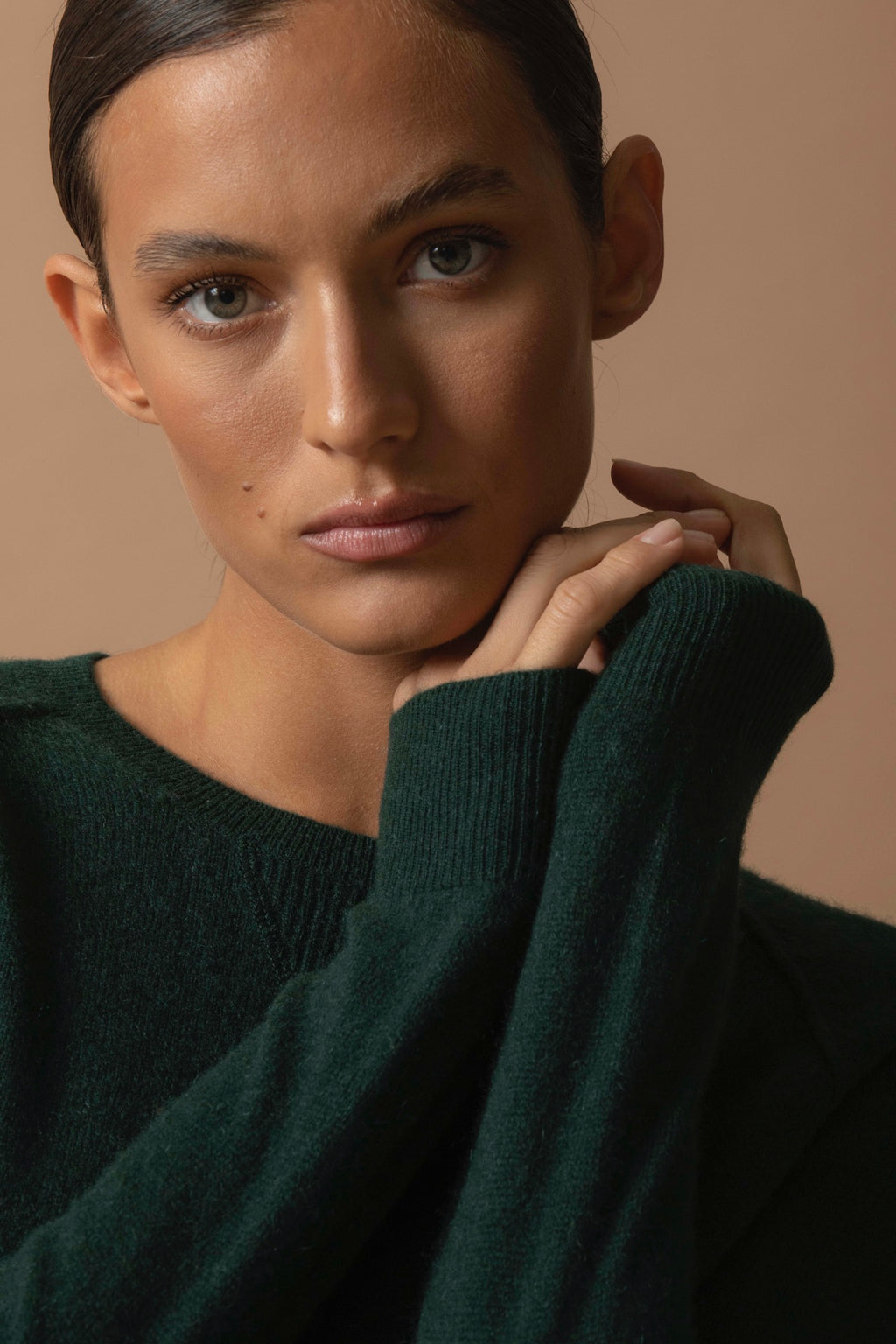 Wilma Crew-Neck Jumper - Cypress