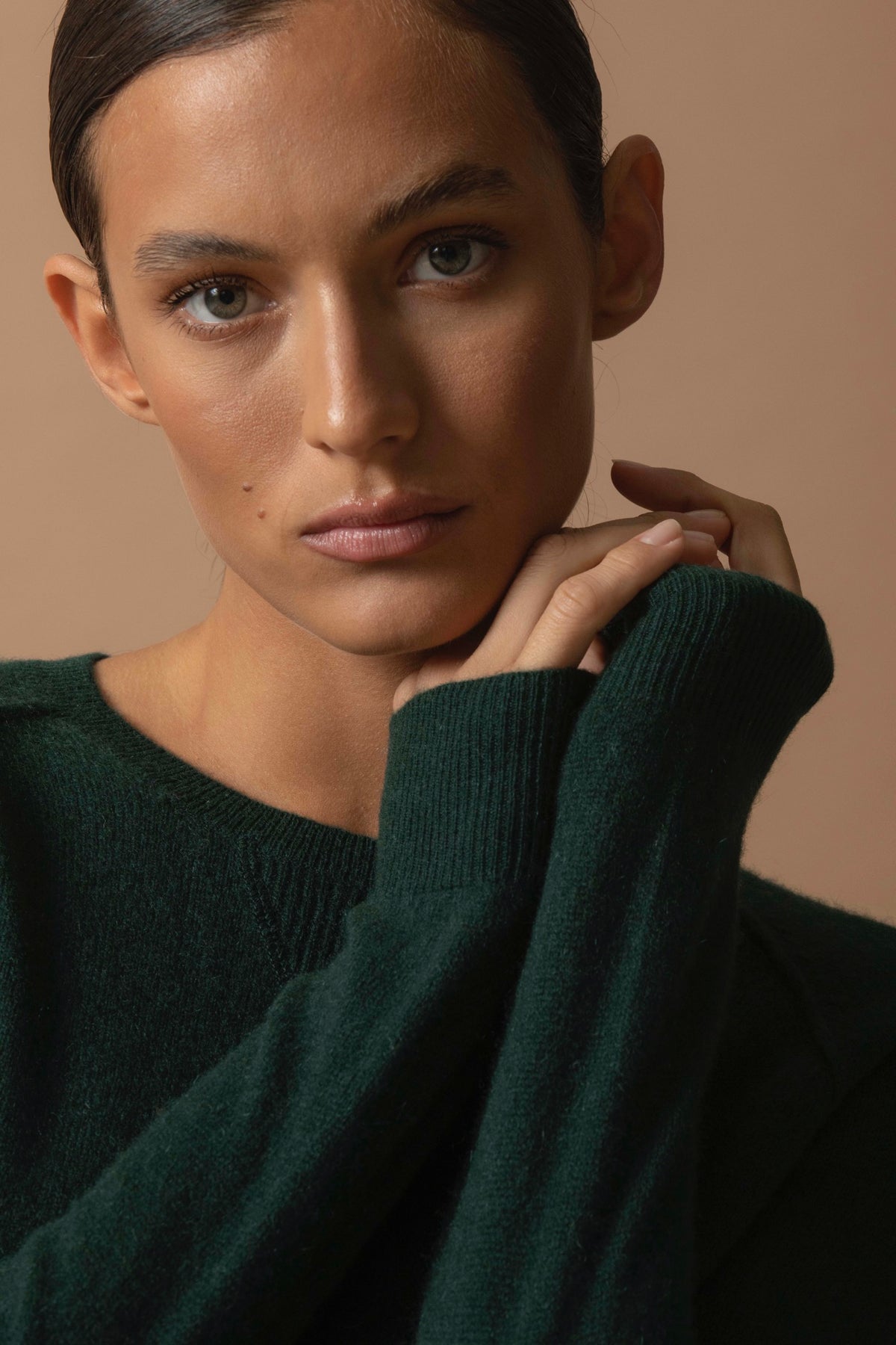 Wilma Crew-Neck Jumper - Cypress