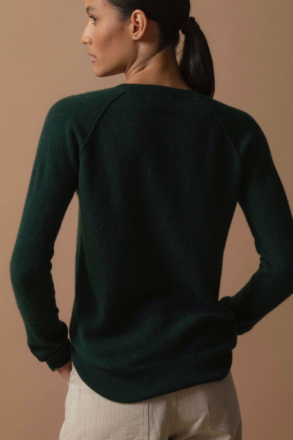 Wilma Crew-Neck Jumper - Cypress
