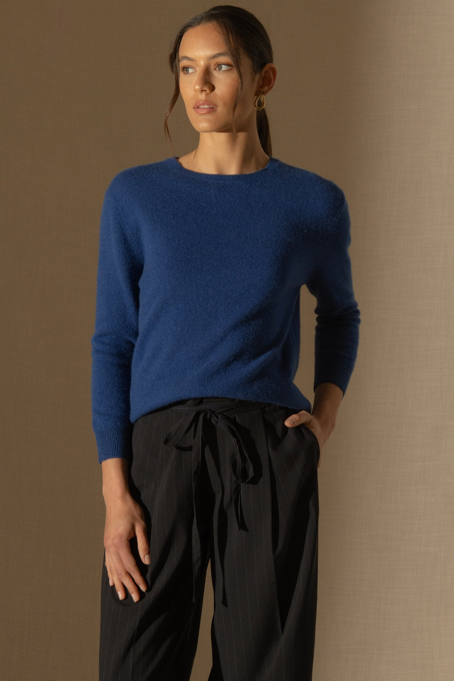 Pull Col Rond Boutonné Dos Vanessa - Outremer