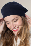 Beret 4-nitkowy Cloe – Granatowy