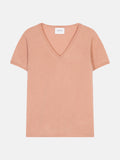T-Shirt Col V Efimia - Bois De Rose