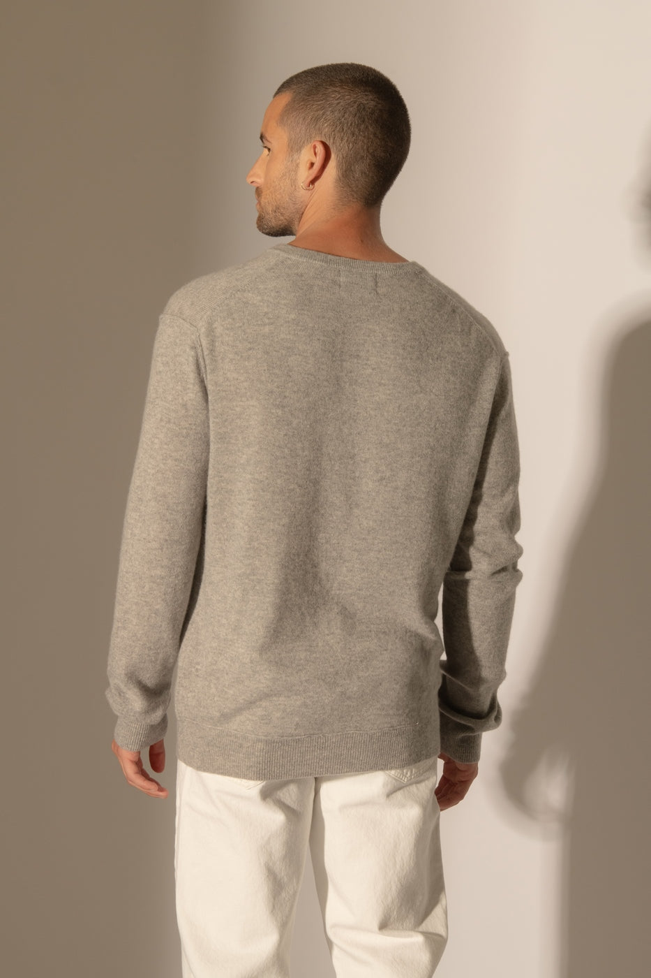Maglione Scollo a V Lorenzo - Nuage Melange