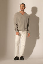 Maglione Scollo a V Lorenzo - Nuage Melange