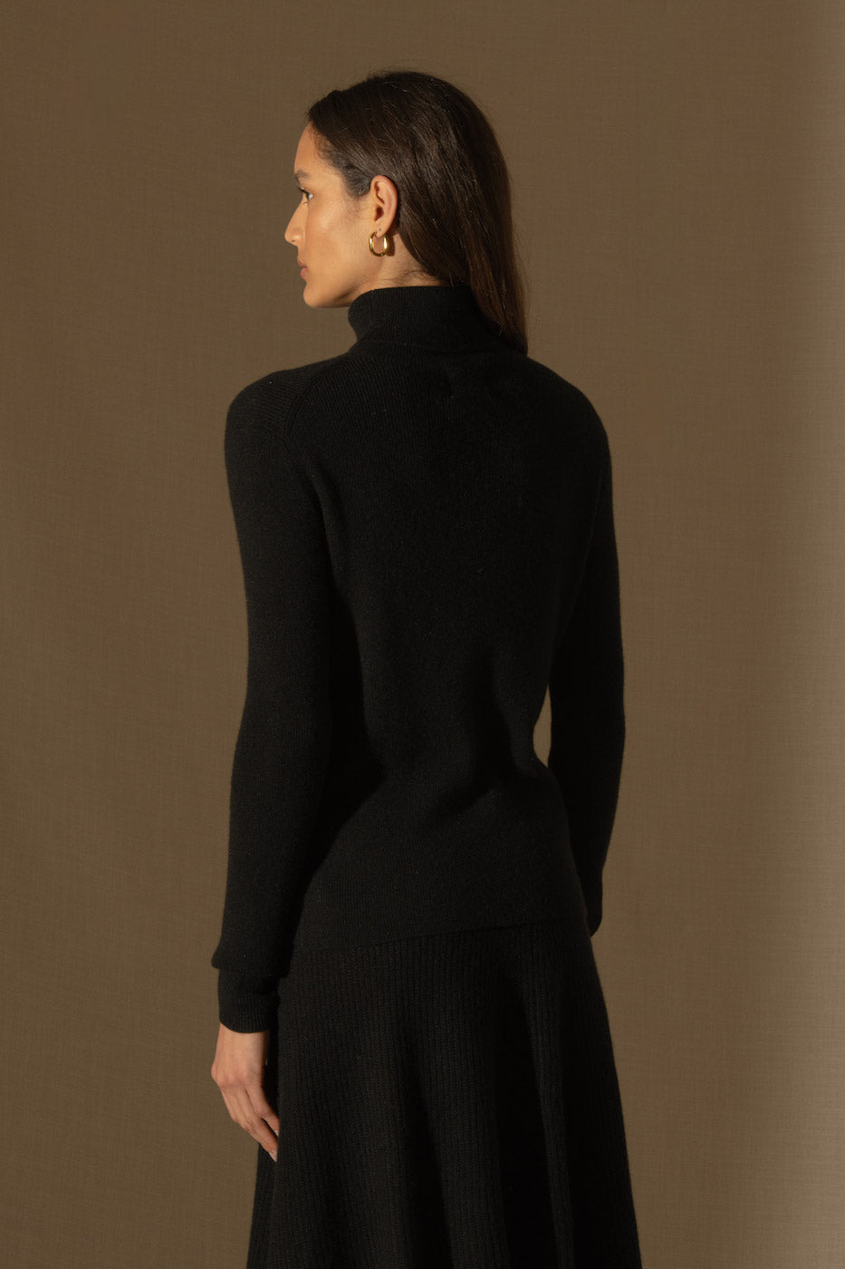 Pull Col Roulé - Elly - Noir
