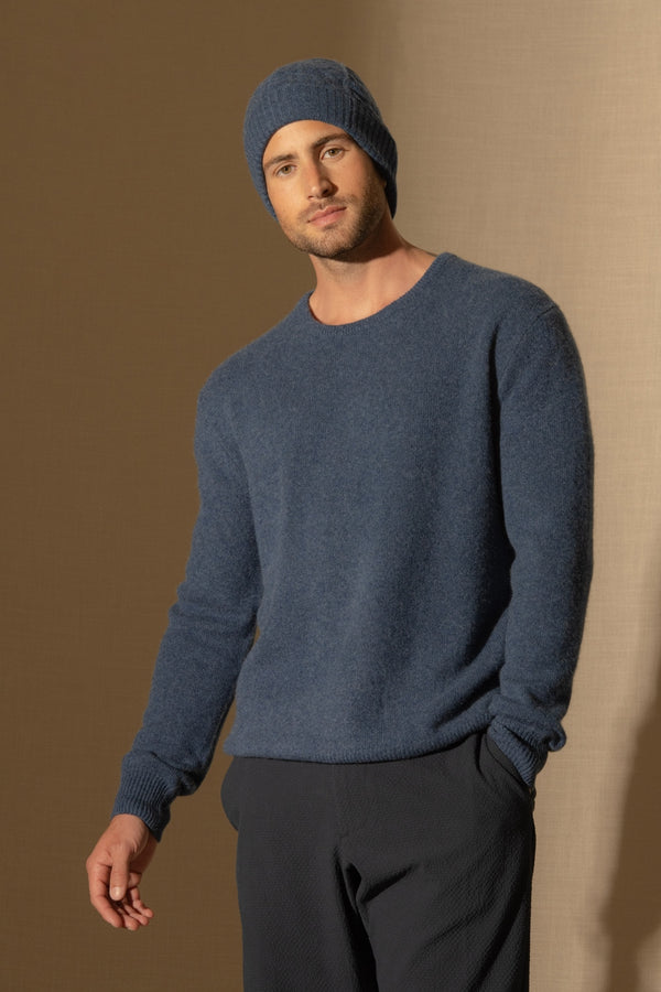 Pull Col Rond 4Fils Eden - Océan Chiné