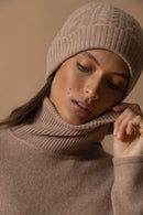 Pull Col Roulé 4 Fils - Willow - Camel Chiné