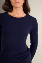 Pull Col Rond 4Fils Marya - Marine