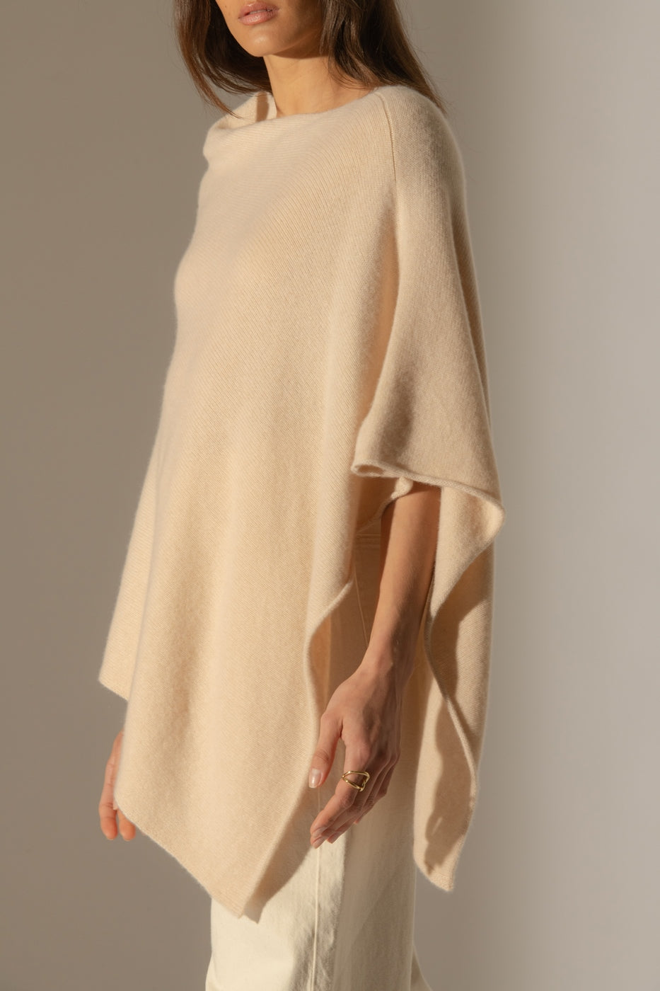 Poncho 4 Fils Georgia - Sable