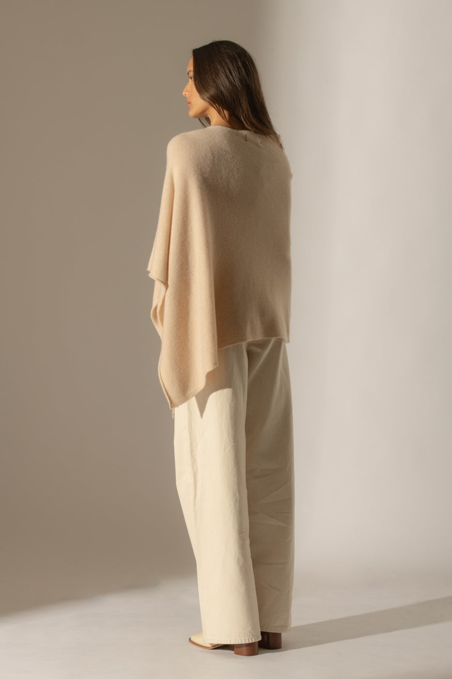 Poncho 4 Fils Georgia - Sable