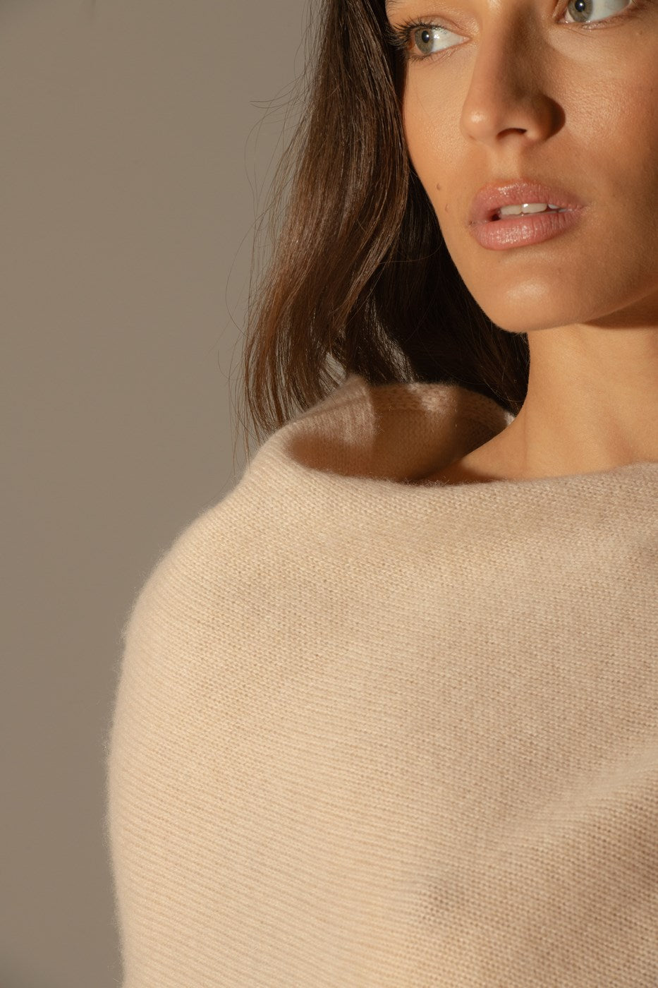Poncho 4 Fils Georgia - Sable