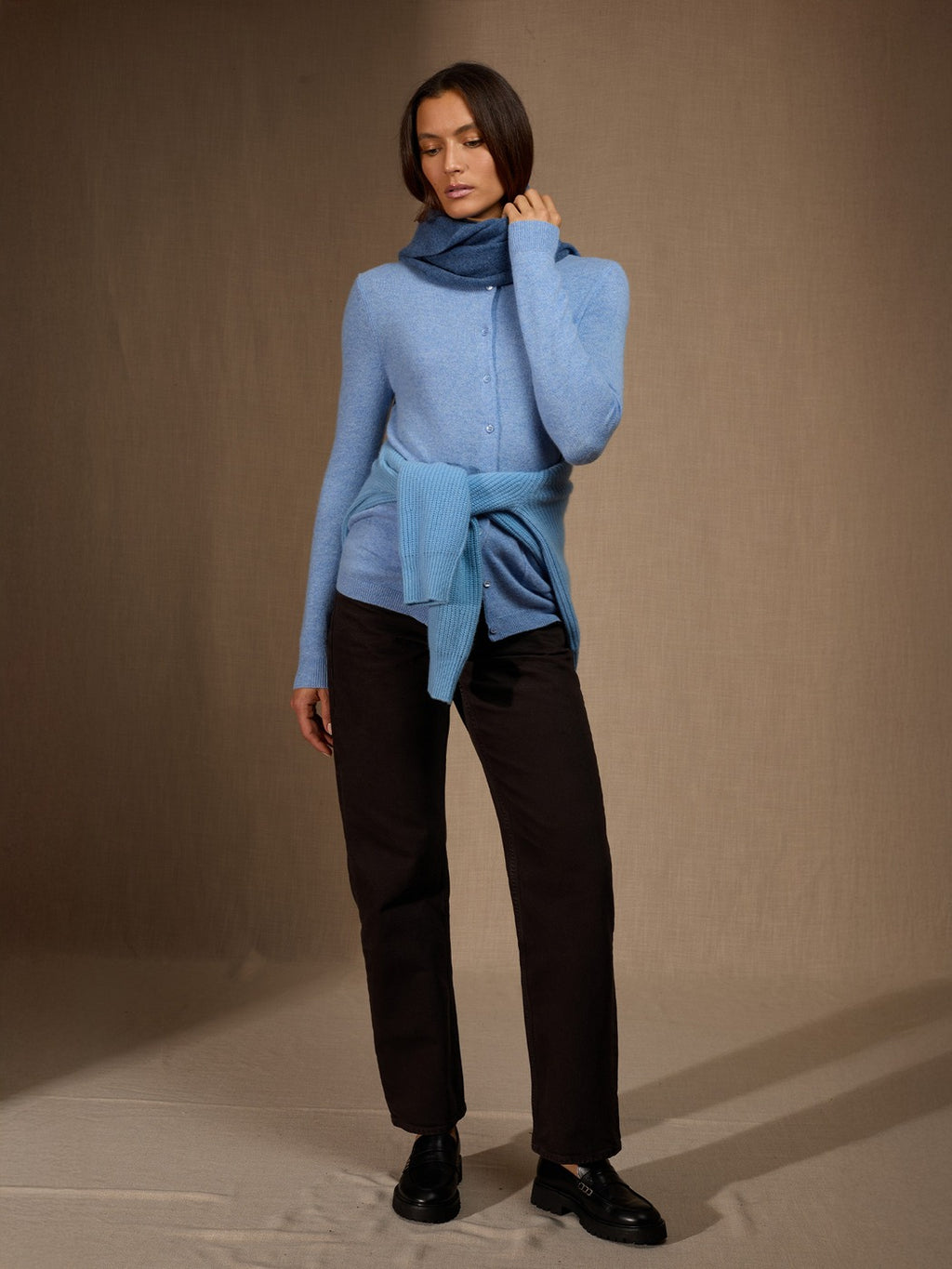 Schal Kelly - Denimblau