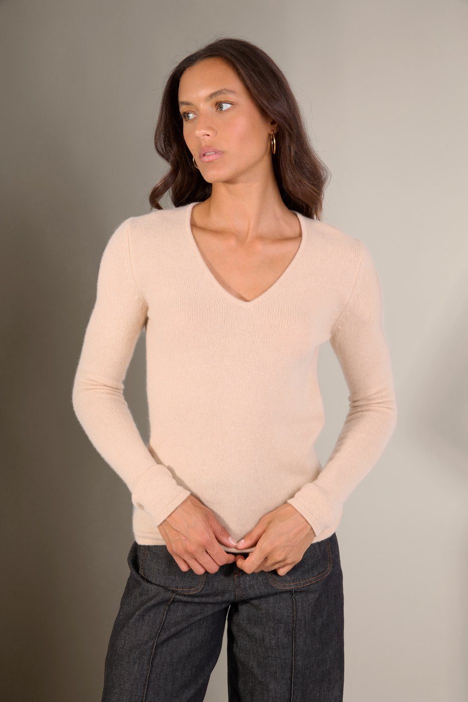 Jersey Cuello Pico 4 Cabos Gaby - Arena