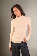 4-trådig polotröja Willow - Beige