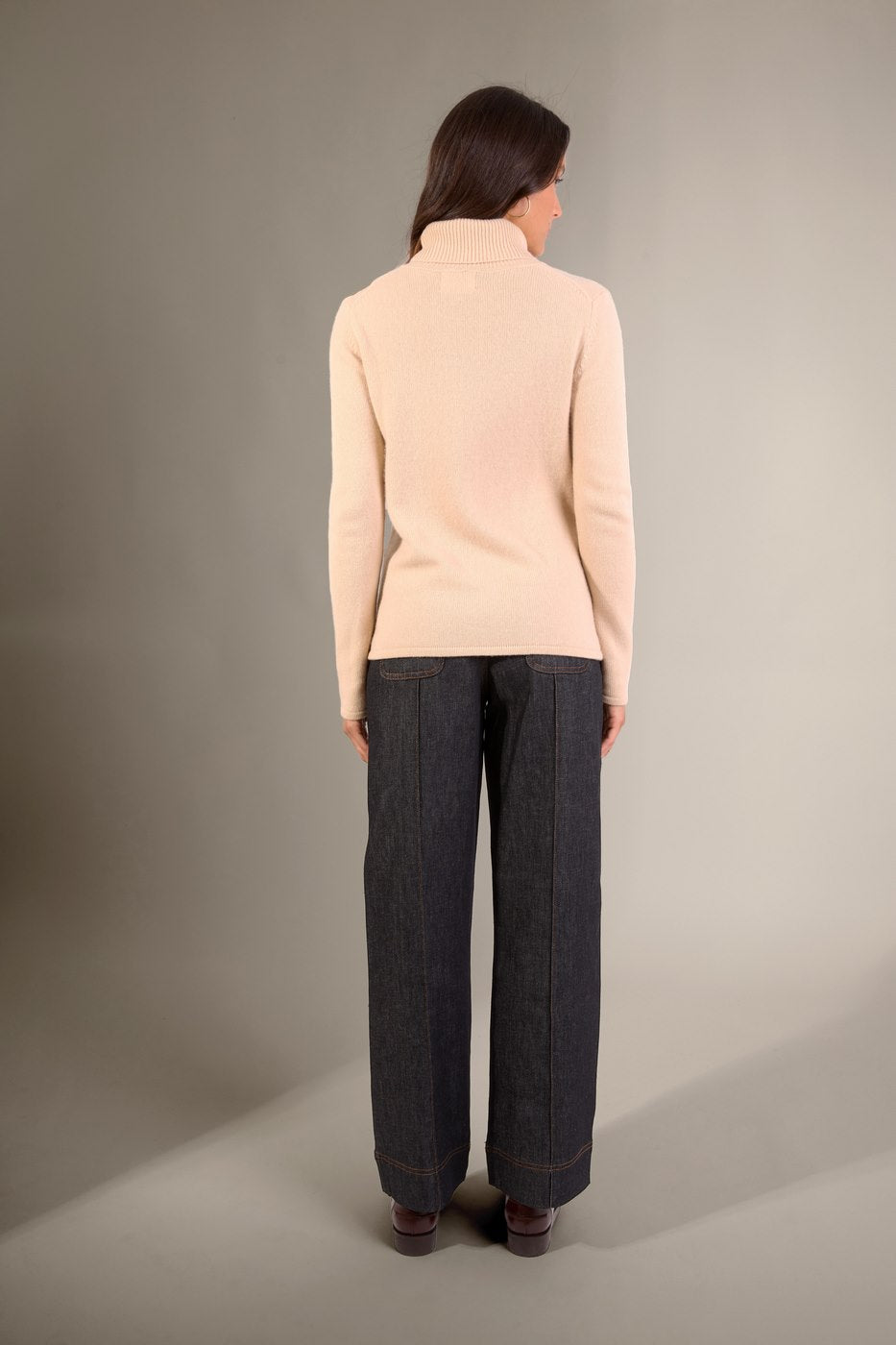 4-trådig polotröja Willow - Beige