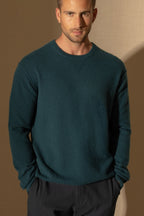 Pull Col Rond Soan - Vert Canard