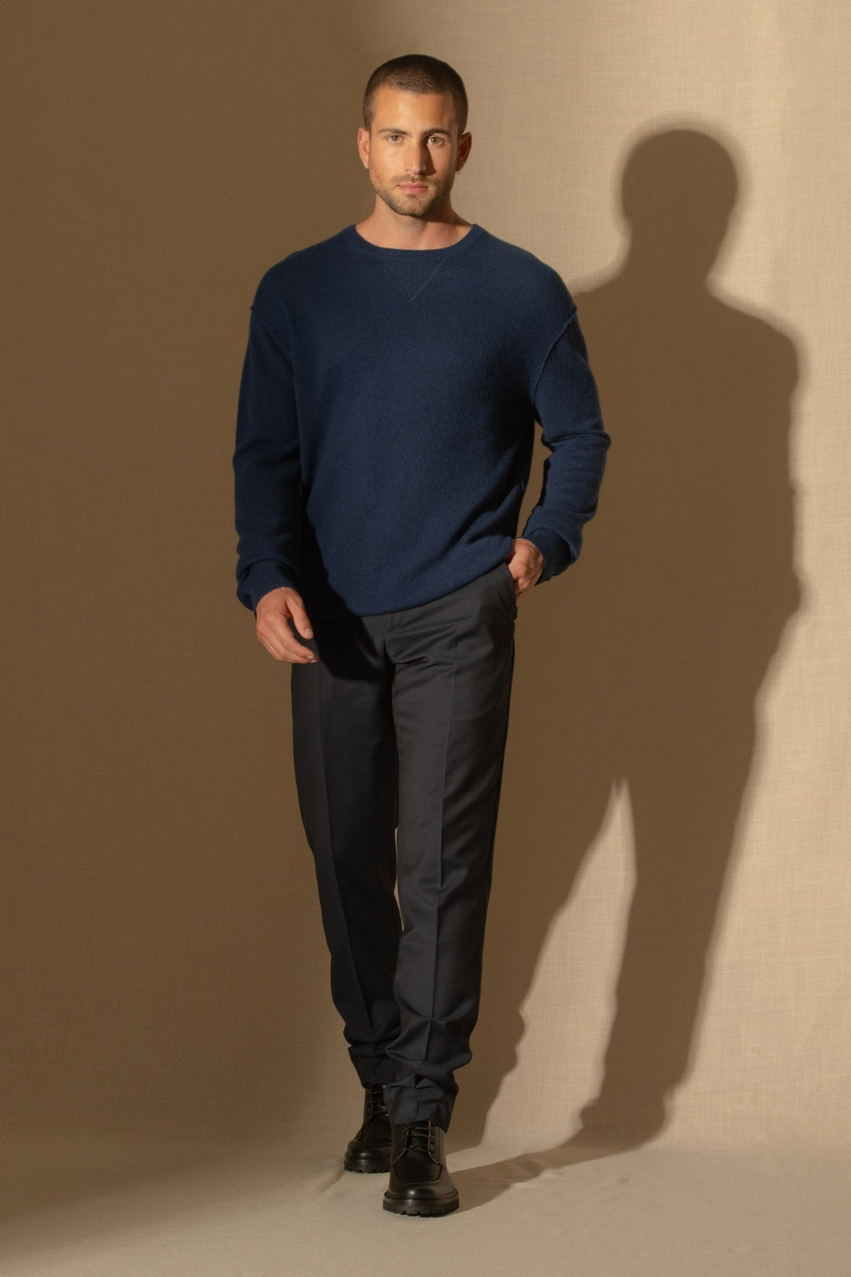 Pull Col Rond Soan - Minuit