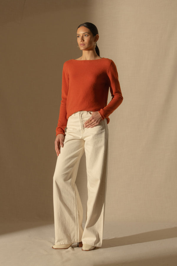 Pull Col Bateau Megan - Safran
