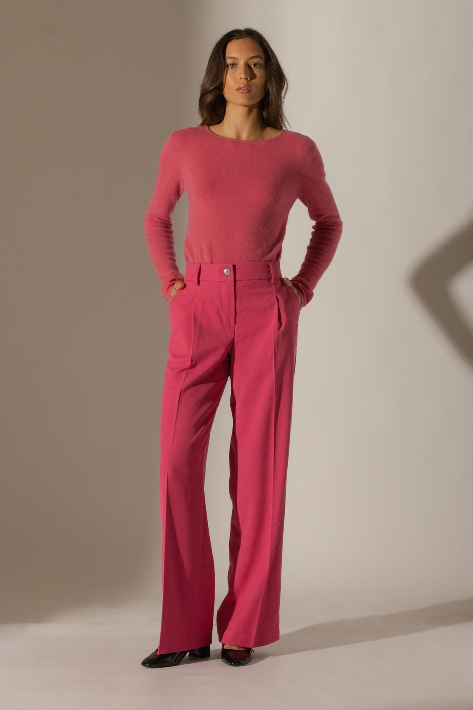 Oprah Crew-Neck Jumper - Strawberry