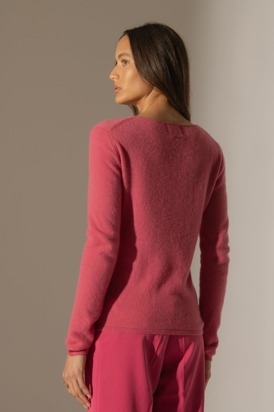 Oprah Crew-Neck Jumper - Strawberry