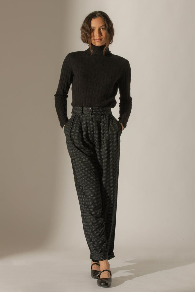 Pull Col Roulé - Craigton - Noir