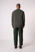 Chaqueta con Cremallera y Cuello Subido Cody - Caqui Jaspeado