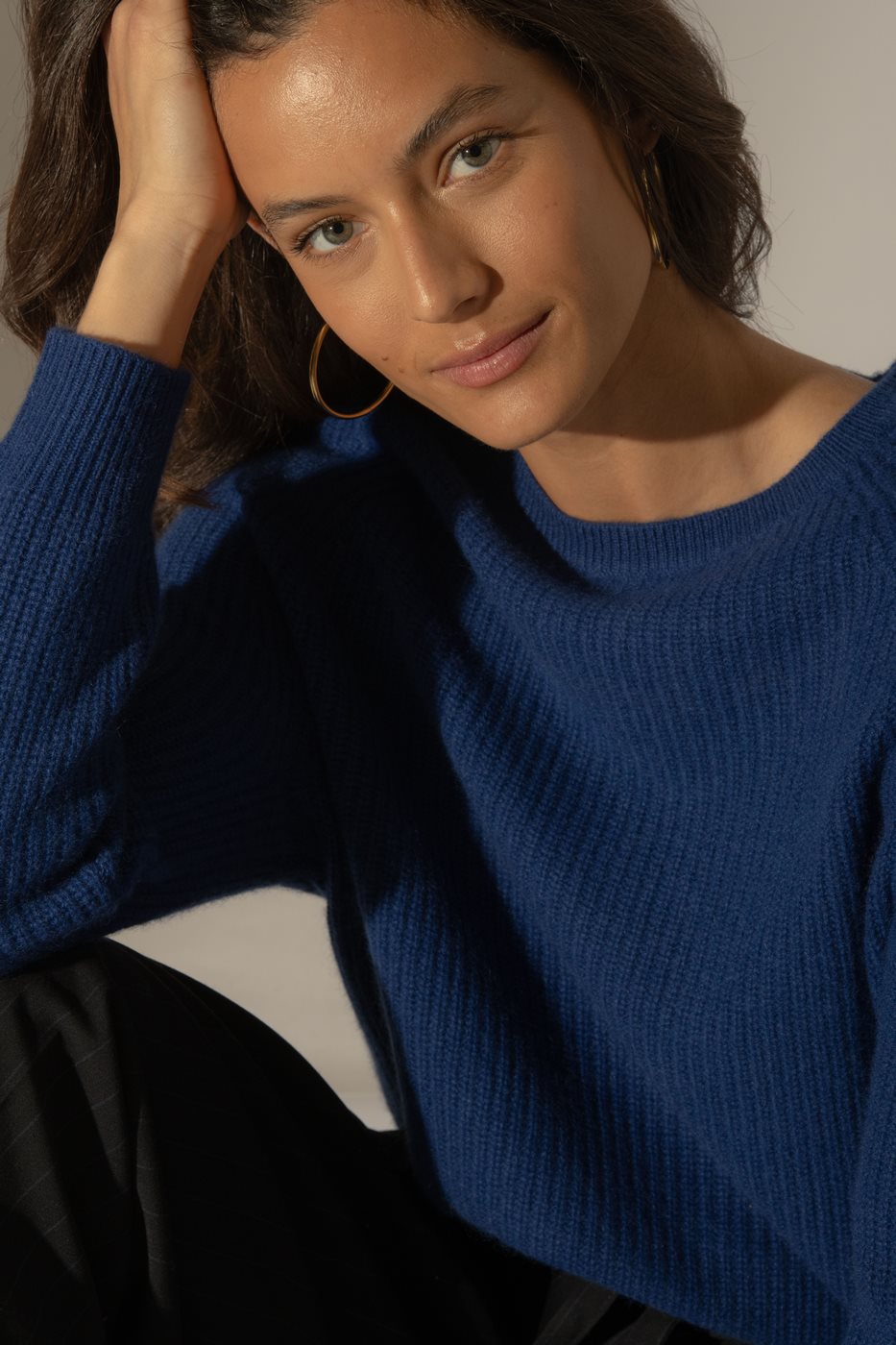 Pull Col Rond 4Fils Oceane - Outremer