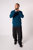 Gilet Zippé Col Montant Cody - Vert Canard