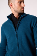 Gilet Zippé Col Montant Cody - Vert Canard