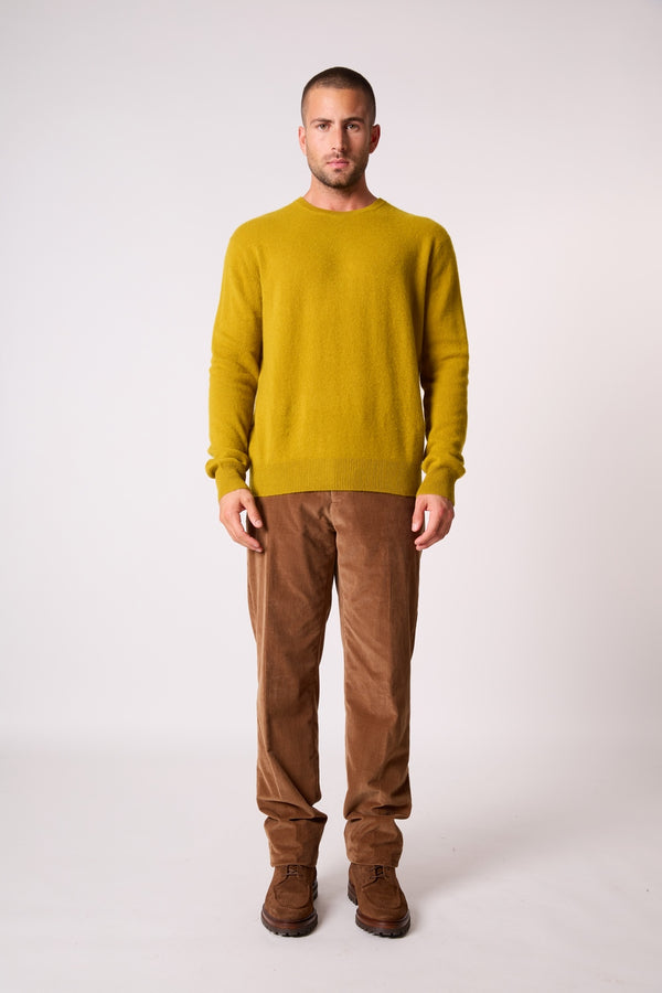 Pull Col Rond Blake - Doré