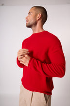 Trui met ronde hals Blake - Rood