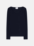 Trui met ronde hals Lindsay - Marineblauw