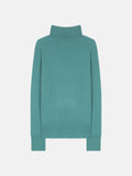 Jersey de cuello alto - Tracy - Azul Verde