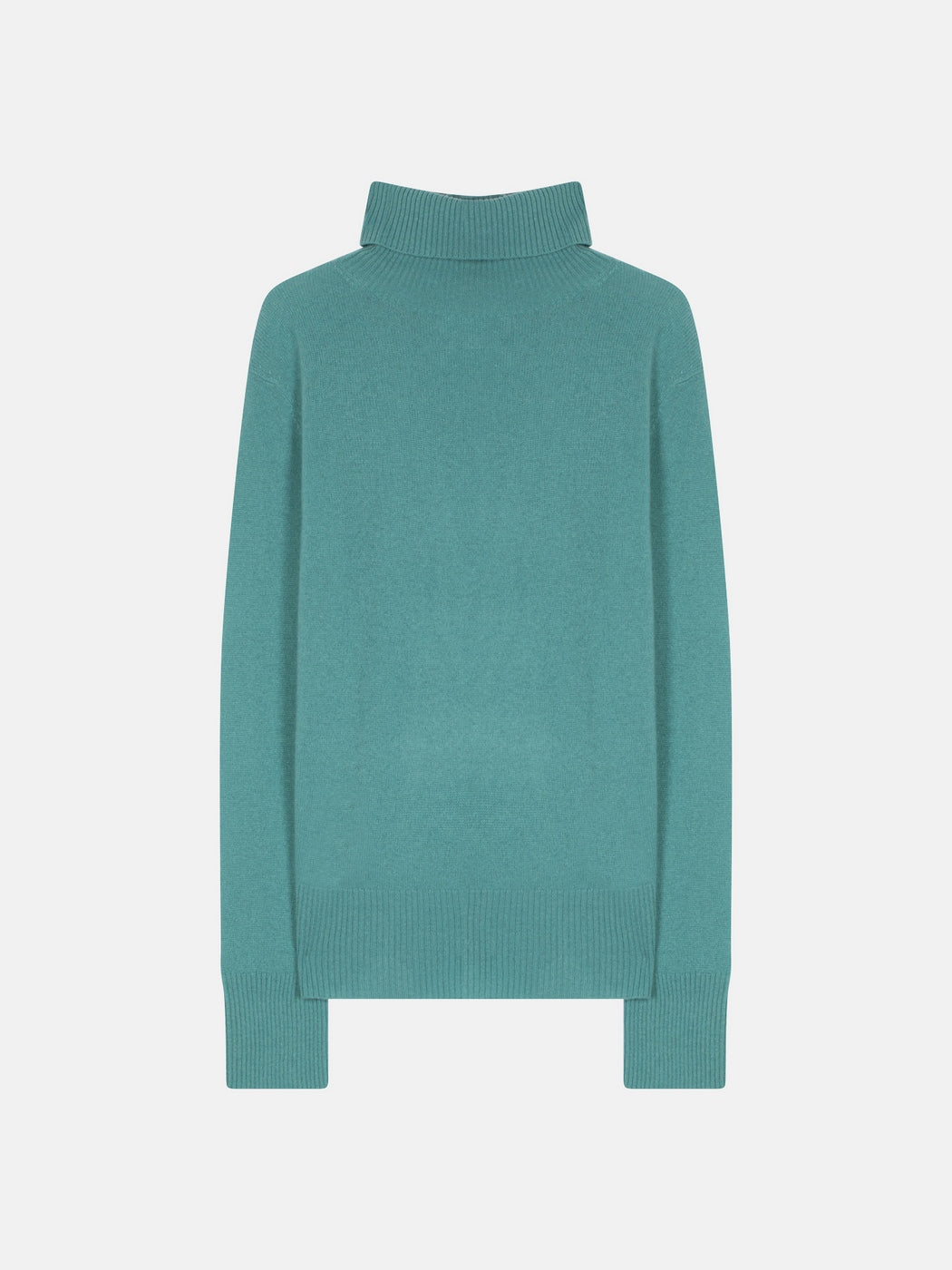 Jersey de cuello alto - Tracy - Azul Verde