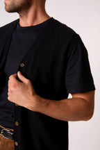 Cardigan Col V Sans Manches Arthur - Noir