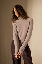 Pull Col Roulé Carrick - Caribou Chiné