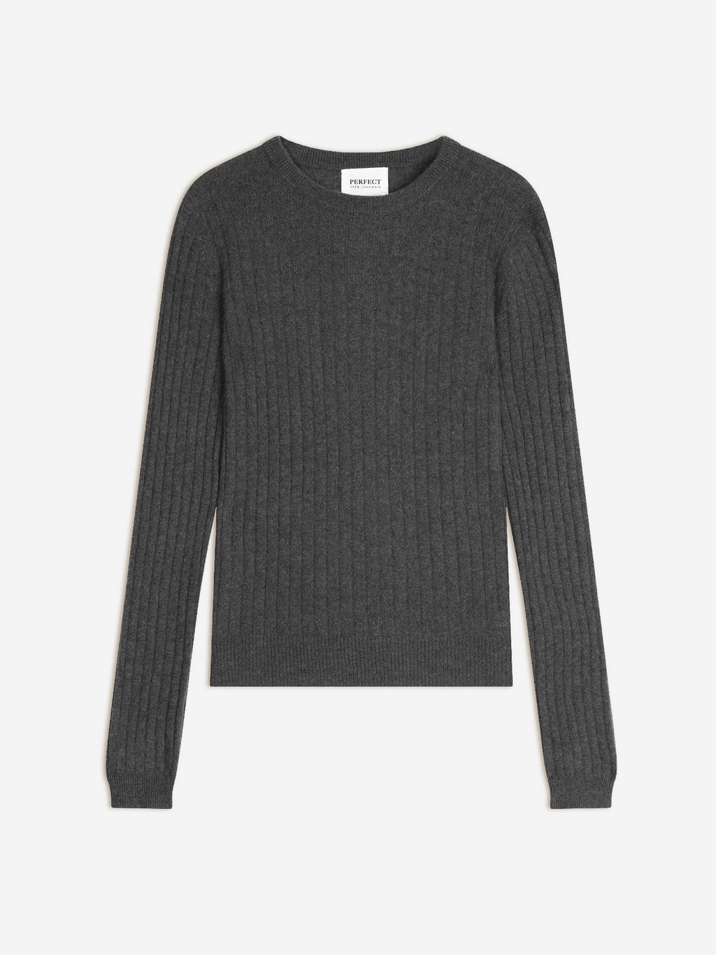 Jersey de Cuello Redondo Kylie - Antracita Jaspeado