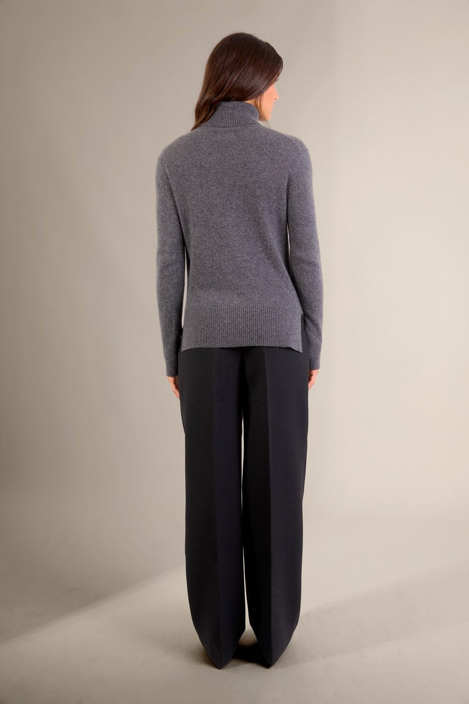 Pull Col Roulé Tracy - Anthracite Chiné