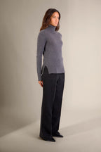 Pull Col Roulé Tracy - Anthracite Chiné