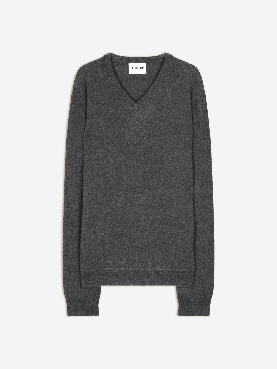 Pull Col V Lorenzo - Anthracite Chiné